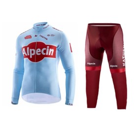 Tenue Maillot M/L + Collant Long 2019 Team Katusha Alpecin N001